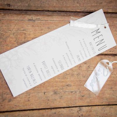 Menù e Segnaposto Plexiglass